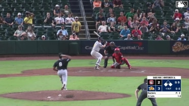 J.T. Arruda singles on a line drive to right fielder Yerlin Confidan. Xavier Isaac scores. Will Simpson to 3rd.