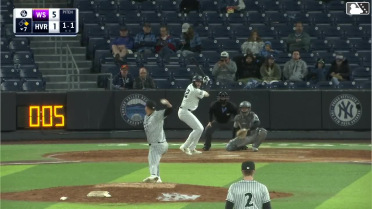 Josh Moylan homers (3) on a fly ball to right field. Wilson Rodriguez scores.