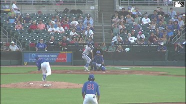 Carson Roccaforte homers (1) on a line drive to right center field.