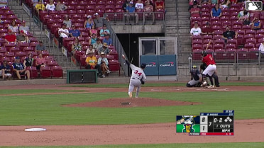 Danny De Andrade homers (13) on a fly ball to right field.