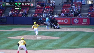 Slade Caldwell singles on a line drive to right fielder Max Belyeu. José Mejía scores. Trent Youngblood to 2nd.