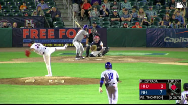 Lazaro Estrada's eighth strikeout