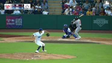 Keyber Rodriguez homers (1) on a fly ball to right center field.