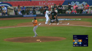 Gage Jump records eight strikeouts