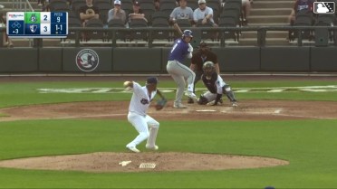 Jack O'Dowd homers (2) on a line drive to left field.