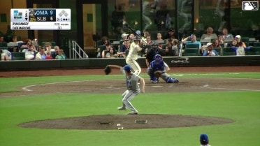 Cade Marlowe homers (8) on a fly ball to right field.