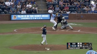 Blake Sabol homers (5) on a line drive to left center field. Logan Davidson scores.