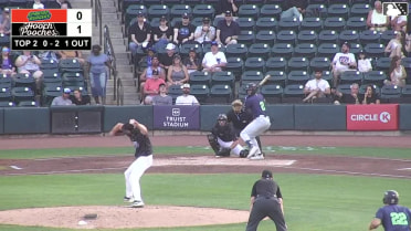 Chandler Pollard out on a sacrifice fly to center fielder Ely Brown. Ben Hartl scores. Antonis Macias to 3rd.