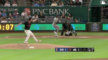 MJ Melendez homers (12) on a fly ball to right field.