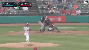 Brian Sanchez doubles (3) on a fly ball to right fielder Tristan Bissetta. Wilson Weber scores.