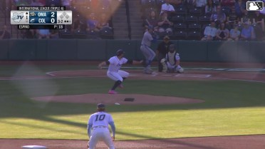 Drew Waters strikes out swinging.
