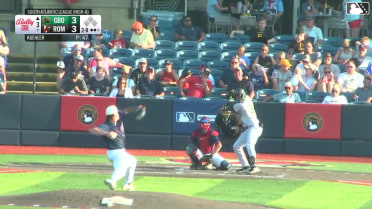 Jhonny Severino homers (16) on a fly ball to center field.