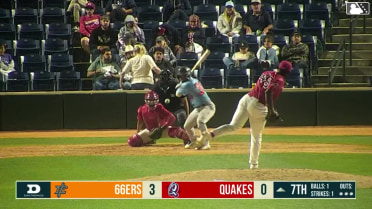 Ricardo Cova grounds into a force out, shortstop Kendrey Maduro to second baseman Anyelo Marquez. Dustin Crenshaw scores. Dervy Ventura out at 2nd. Throwing error by second baseman Anyelo Marquez.