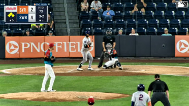 MJ Melendez walks. Ben Rortvedt scores. Vidal Bruján to 3rd. Ronny Mauricio to 2nd.