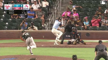 Bryce Johnson singles on a line drive to center fielder Brayan Buelvas. Rodolfo Durán scores. Clay Dungan to 3rd.