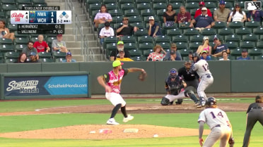 Omar Hernandez singles on a line drive to right fielder Caden Kendle. Colton Becker scores.