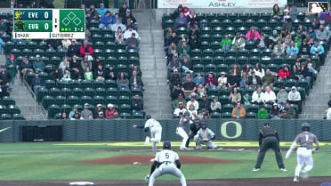 Carlos Gutierrez singles on a line drive to left fielder Curtis Washington Jr. Trevor Cohen scores.