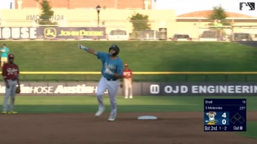 Ivan Melendez's 22nd home run 