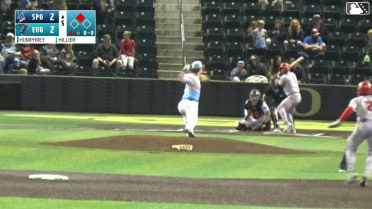 Jacob Humphrey singles on a sharp line drive to left fielder Lisbel Diaz. Tevin Tucker scores.