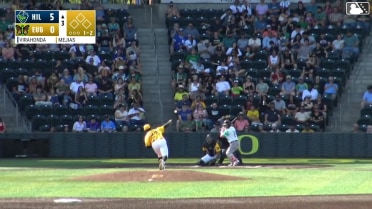 Carlos Virahonda homers (5) on a fly ball to center field.