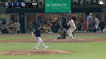 Carter Kieboom homers (7) on a fly ball to left field.