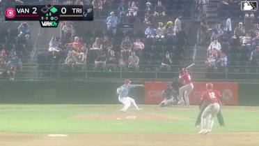 Alex Stone singles on a line drive to left fielder Jorge Ruiz. Edward Duran scores.