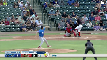 Josh Hammond grounds out, shortstop Avinson Pinto to first baseman D'Angelo Ortiz. Henry Ramos scores.
