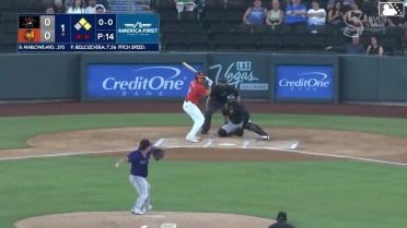 Valente Bellozo In play, run(s) to Cade Marlowe