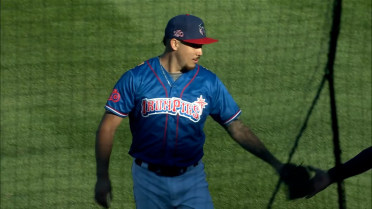 Orion Kerkering works a 1-2-3 frame in rehab outing