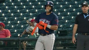 Eduardo Valencia hits for the cycle