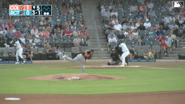 J.J. D'Orazio flies out to left fielder Ethan Workinger.