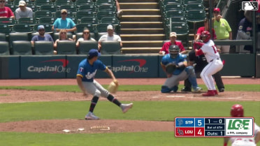 Francisco Urbaez singles on a line drive to right fielder Matt Wallner. Michael Chavis scores.