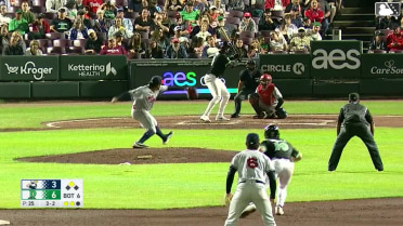 Kendeglys Virguez In play, run(s) to Ariel Almonte