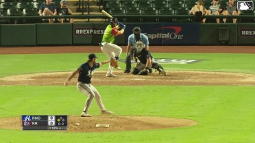 Orlando Martinez singles on a ground ball to shortstop Jose Fernandez. Diego Castillo scores.