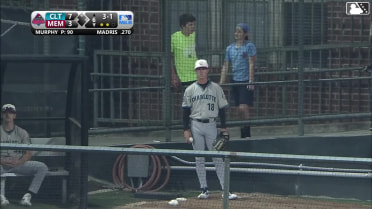 Bligh Madris homers (14) on a fly ball to right center field.