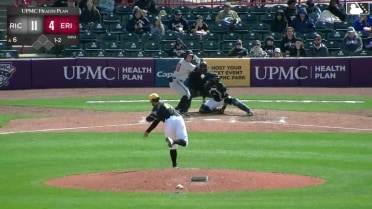 Turner Hill triples (1) on a line drive to right fielder Seth Stephenson.