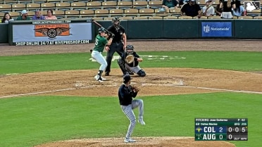 Dallas Macias homers (2) on a line drive to right field.