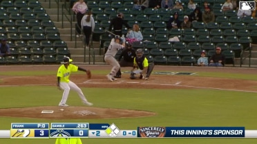 Josiah Hartshorn grounds into a double play, second baseman Connor Rasmussen to shortstop Yandel Ricardo to first baseman Stone Russell. Ty Southisene out at 2nd. Josiah Hartshorn out at 1st.