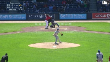 Jonathan Pintaro In play, run(s) to Matt Thaiss