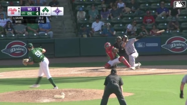Rylan Galvan grounds into a double play, shortstop Jake Schaffner to second baseman Nazzan Zanetello to first baseman Ronny Hernandez. Nick McLain out at 2nd. Rylan Galvan out at 1st.