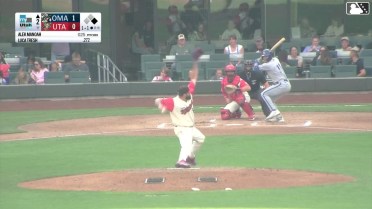 Luca Tresh homers (9) on a fly ball to left field. Drew Waters scores.