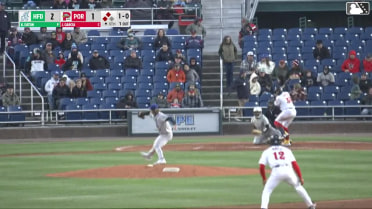 Johanfran Garcia grounds out, second baseman Roc Riggio to first baseman Aidan Longwell. Marvin Alcantara scores. Nate Baez to 3rd.