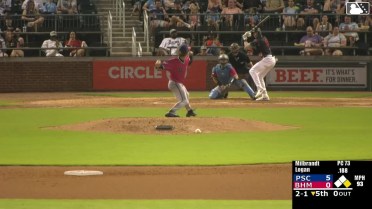 Drake Logan homers (3) on a fly ball to left field. Jorge Corona scores.
