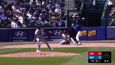William Simoneit homers (4) on a fly ball to center field.