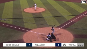 Anthony Scull homers (9) on a line drive to right center field.