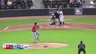 Carter Trice singles on a sharp ground ball to left fielder Drake Logan. Jefferson Rojas scores. Andy Garriola to 2nd.
