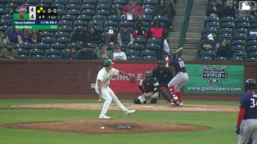 Henry Godbout grounds out, third baseman Jhonny Severino to first baseman Axiel Plaz. Freili Encarnacion scores.