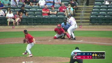 Caleb Cali singles on a line drive to left fielder Zach Levenson. Hunter Fitz-Gerald scores. Lazaro Montes to 2nd.