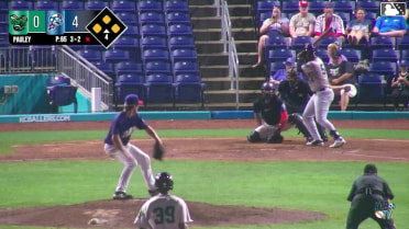 Michael Martinez singles on a fly ball to center fielder Jaden Fauske. Luis Guanipa scores. Juan Mateo to 3rd. Tanner Smith to 2nd.