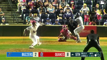 Joendry Vargas singles on a fly ball to left fielder Anyelo Marquez. Abel Lorenzo scores.